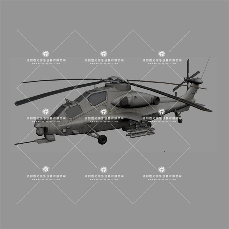 大田武装直升机3D模型